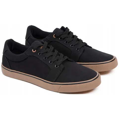 Buty Fox Black Canvas Shoe 45 – zdjęcie 2