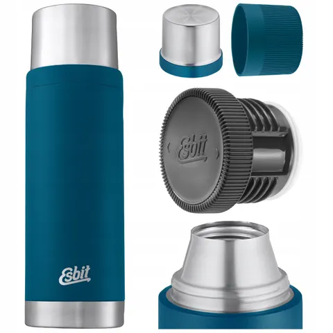 Termos Esbit Sculptor Vacuum Flask 1 l niebieski – zdjęcie 4