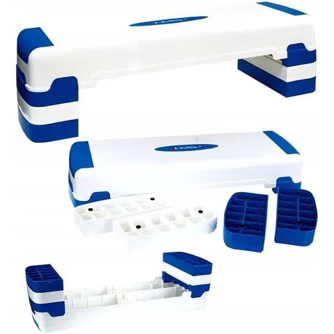 AS005 White/blue Step Do Aerobiku Hms – zdjęcie 5