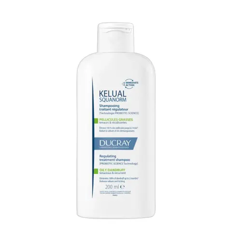 DUCRAY Kelual Squanorm Cabello Graso 200 ml – imagen 4