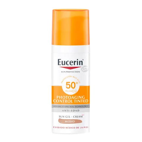 Eucerin cc crema solar con color medium fps50+ 50ml. – imagen 2