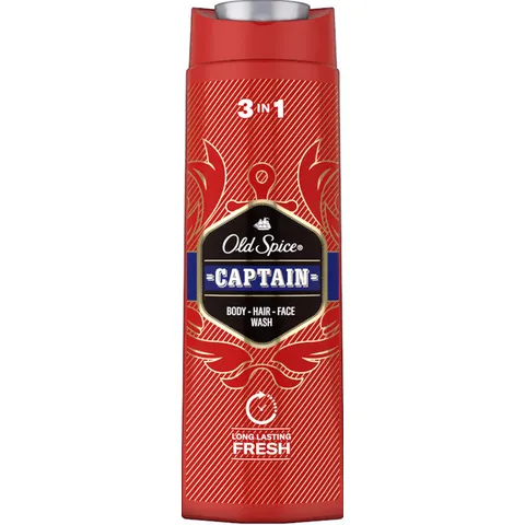 Old Spice Captain Gel-Champú Hombres 400 ml – imagen 2