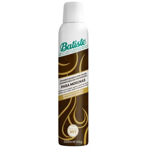 BATISTE Dry Champú Dark 200 ml – imagen 2