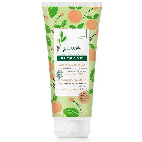Klorane Junior Champú de Melocotón 200 ml – imagen 2