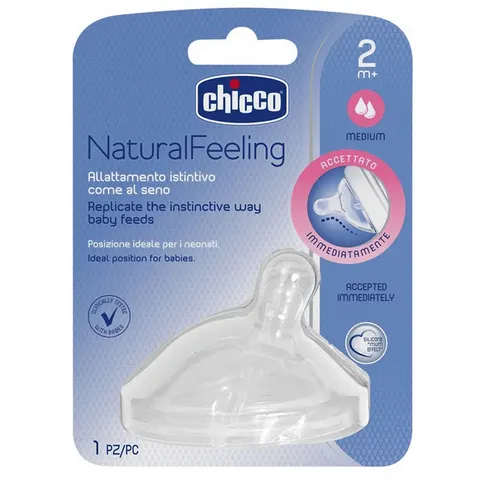 Chicco NaturalFeeling Tetina Silicona 2M+ – imagen 2
