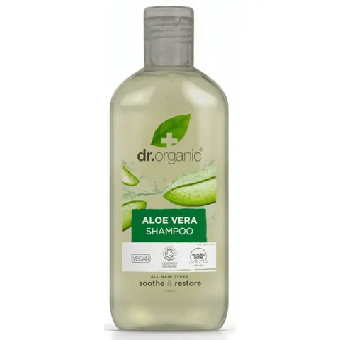 Dr. Organic Aloe Vera champú 265 ml – imagen 2
