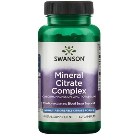 Swanson Mineral Citrato Complex 60 Cápsulas – imagen 2