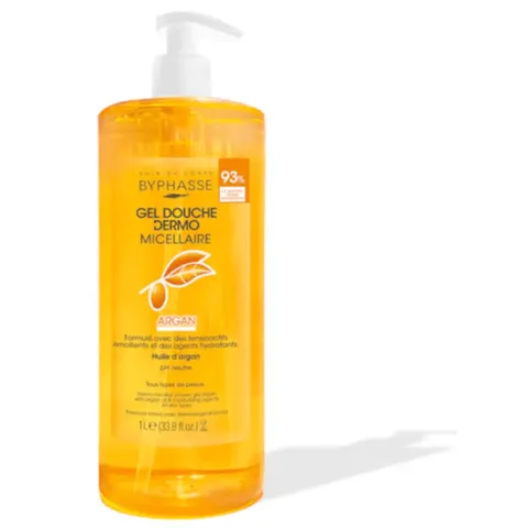 Byphasse Dermo Gel De Ducha micelar argán 1000 ml – imagen 3