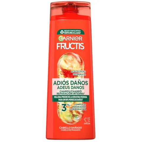 Garnier Fructis Champú Adiós Daños 360 ml – imagen 2