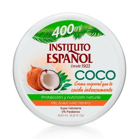 Instituto Español Crema Corporal Coco 400ml – imagen 2