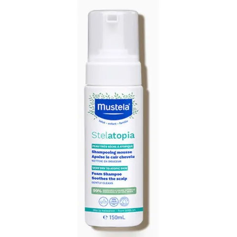 Mustela Stelatopia Champú Mousse 150 ml – imagen 2