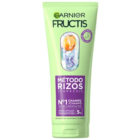 Garnier Fructis Método Rizos Champú 200 ml – imagen 2