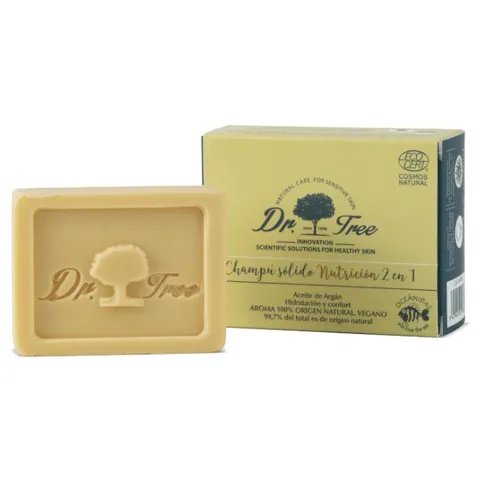 Dr. Tree Champú Solido 2 en 1 Nutrición 75gr – imagen 2