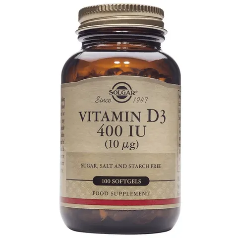 Solgar Vitamina D3 400 UI 100 comprimidos – imagen 2