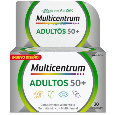 Multicentrum Select 50+ Vitaminas 30 comprimidos – imagen 2