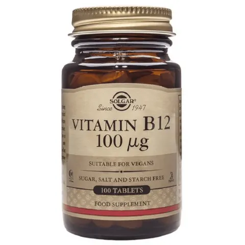 Solgar VITAMIN B12 100mcg 100 Tabs – imagen 2