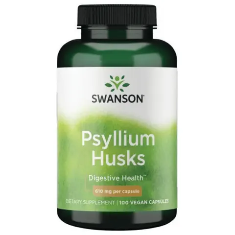 Swanson Psyllium Husks 610mg 100 Cápsulas – imagen 2