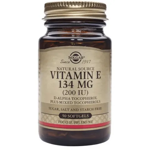 Solgar Vitamina E 200 UI 134 mg 50 comprimidos – imagen 3