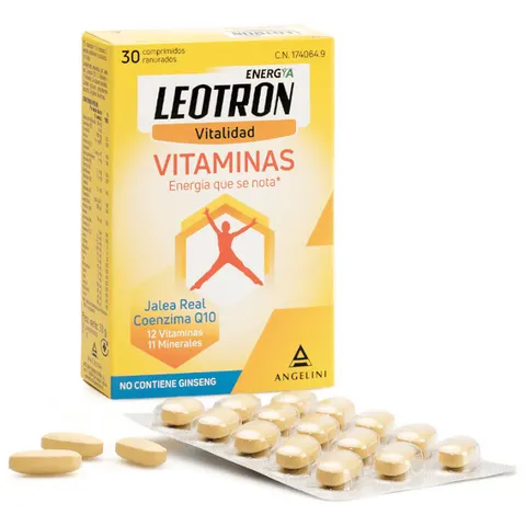 Leotron Vitaminas 30 comprimidos – imagen 3