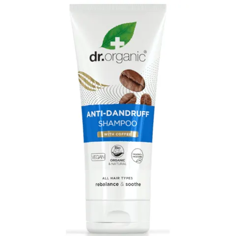 Dr. Organic Champú Anticaspa de Café 200 ml – imagen 3
