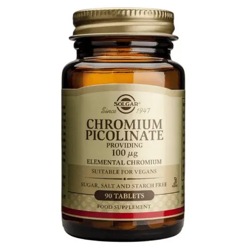 Solgar Picolinato Cromo 100 mcg 90 Tabs – imagen 3