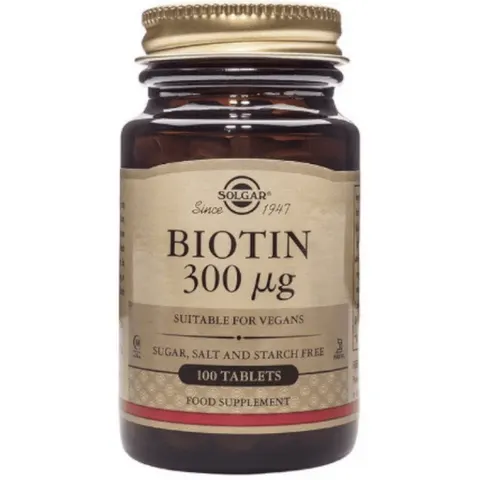 Solgar Biotina 300 µg 100 u – imagen 2