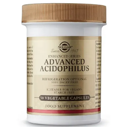 Solgar Advanced Acidophilus 50 Cápsulas Vegetales – imagen 2