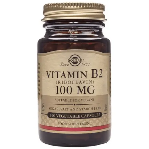 Solgar VITAMIN B2 100mg 100 VCaps – imagen 3