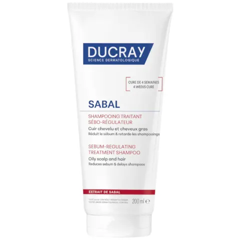 Ducray Champú Sabal Cabello Graso 200 ml – 397291 – imagen 5