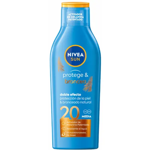 NIVEA Protege & Broncea Leche SPF20 200ml – imagen 2