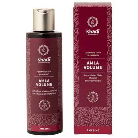 Khadi champu amla-volumen 200ml. – imagen 2