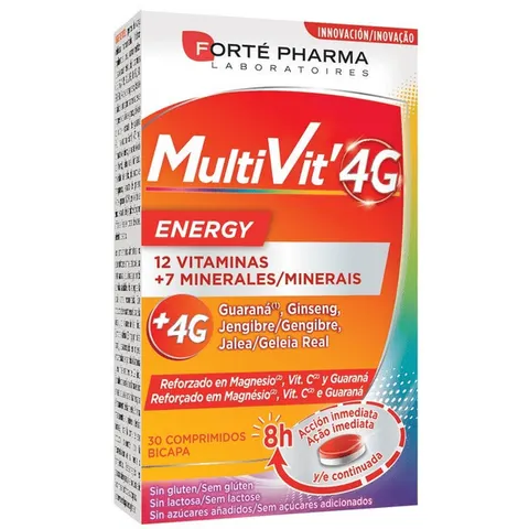 Forte Pharma Multivit'4G Energy 30 comp – imagen 3