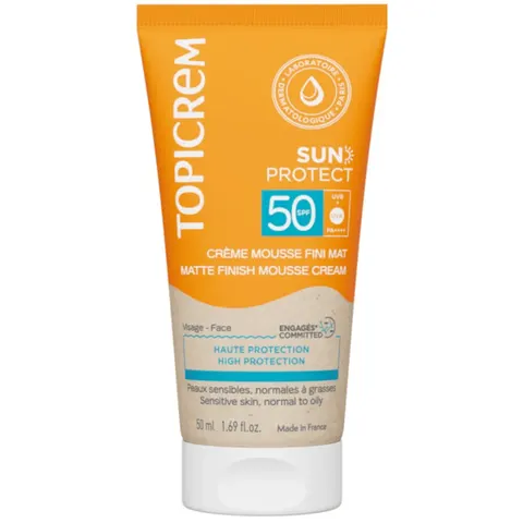 TOPICREM Sun Protect Crema Espuma SPF50+ 50 ml – imagen 2