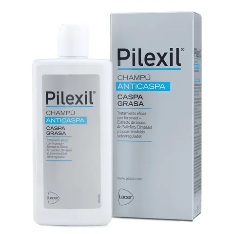 Pilexil Champú Caspa Grasa 300ml – imagen 4