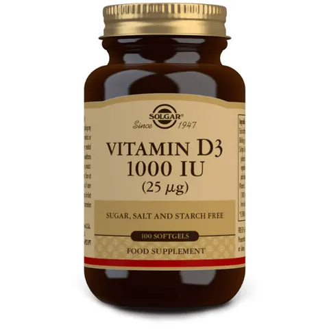 Solgar Vitamina D3 1000 ul 100 Comprimidos – imagen 3