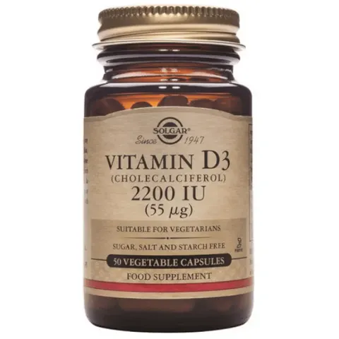 Solgar Vitamina D3 2200UI 50 VCaps – imagen 5