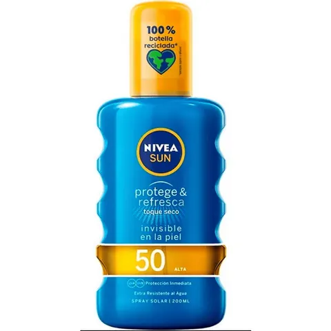 NIVEA Sun Protege Refresca Spray SPF50 200ml – imagen 3
