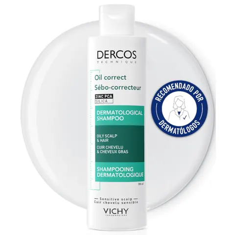 Vichy Dercos Champú Sebo Corrector 200 ml – imagen 3