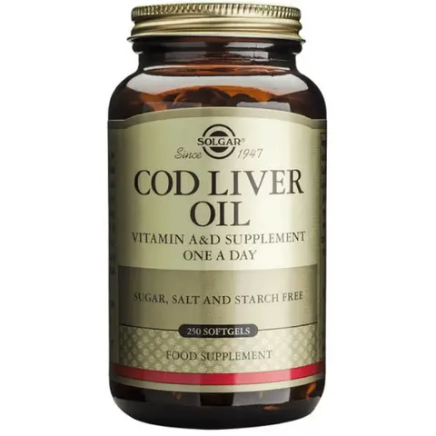 Solgar Cod Liver Oil 250 Perlas – imagen 2