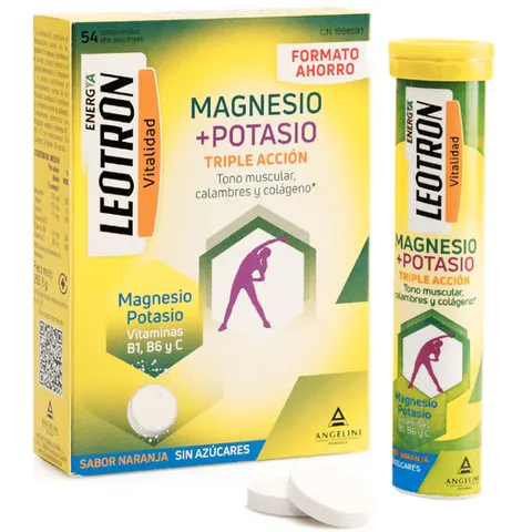 Leotron Magnesio + Potasio 54 Comprimidos – imagen 4