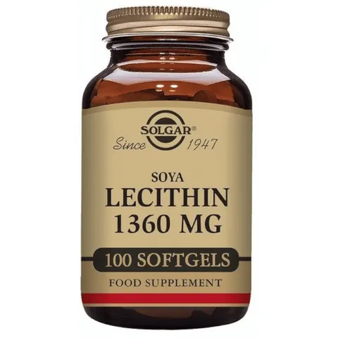 Solgar Lecitina 1360mg 100 Perlas – imagen 2