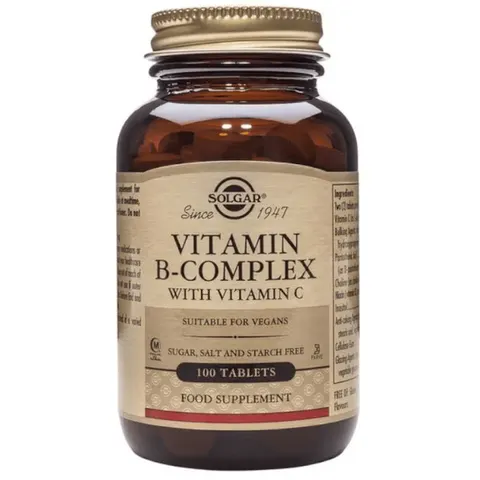 Solgar Vitamina B-Complex Vitamina C 100 Comprimidos – imagen 3