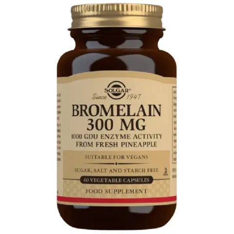 Solgar bromelina 300mg. 60cap. – imagen 3