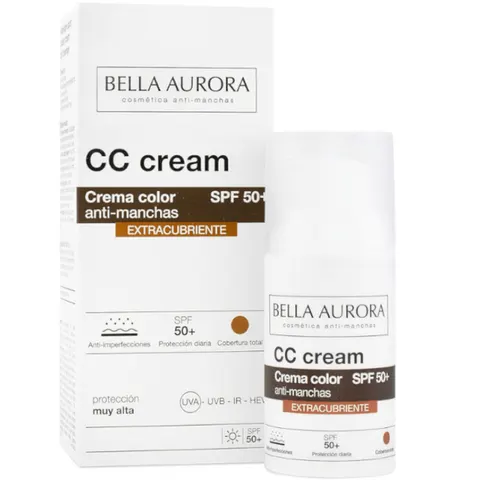 Bella Aurora Cc Cream Spf50 Extracubriente 30ml – imagen 2