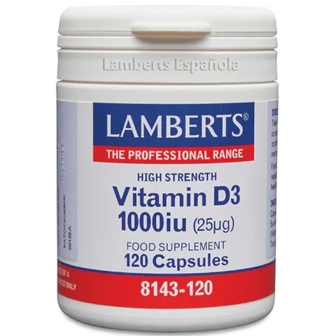 Lamberts Vit D3 1000 Iu 120 caps – imagen 2