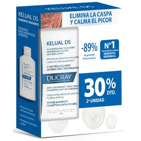 Ducray Kelual DS Champú Anticaspa 2x100 ml – imagen 4
