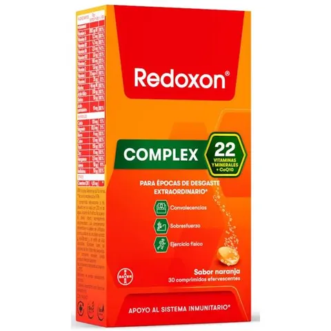 Redoxon Complex Vitamina C, E, Zinc 30 Comprimidos Efervescentes – imagen 3