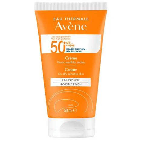 Avene Créme +SPF50 Peaux Sensible Séches Protector Solar - 50 ML - Ref. 473906 – imagen 2