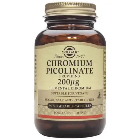 Solgar cromo picolinato 200mcg 90cap. – imagen 5