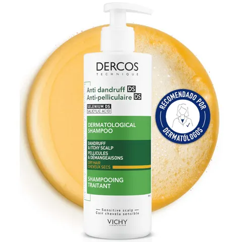 Vichy Champú Anticaspa Cabello Seco - 390 ML - Ref. 473434 – imagen 3